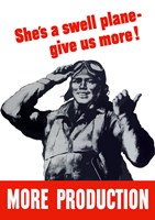 She's a Swell Plane - Give Us More! Fine Art Print