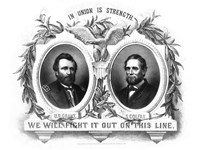 Presidential Poster of Republican Party Nominees Fine Art Print