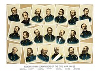 Famous Union Commanders Fine Art Print