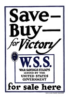 Save - Buy - For Victory Fine Art Print