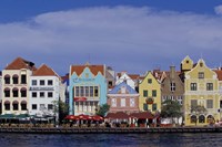 Dutch Gable Architecture of Willemstad, Curacao, Caribbean by Greg Johnston - various sizes - $33.99