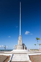 Cuba, Cardenas, Flagpole Monument Fine Art Print