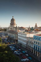Cuba, Havana, Capitol Building, Parque Central Fine Art Print