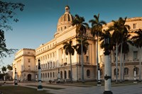 Cuba, Havana, Capitol Building, sunset Fine Art Print