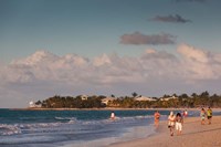Cuba, Varadero, Varadero Beach, sunset Fine Art Print