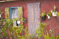 Fisherman's House on Malendure Beach, Basse-Terre, Guadaloupe, Caribbean Fine Art Print