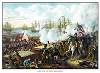 Battle of New Orleans, 1812 by John Parrot, 1812 - various sizes