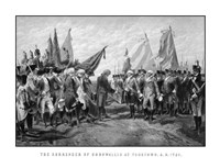 Surrender of British Troops - Revolutionary War Fine Art Print