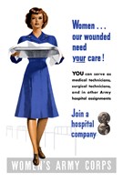 Women's Army Corps Fine Art Print