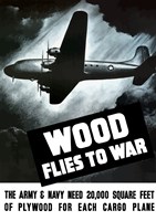 Wood Flies to War Fine Art Print