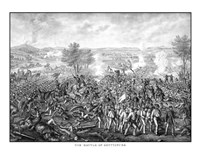 Battle of Gettysburg (vintage) Fine Art Print