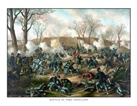 Civil War Print of The Battle of Fort Donelson Fine Art Print