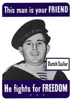 This Man is Your Friend - Dutch Sailor Fine Art Print