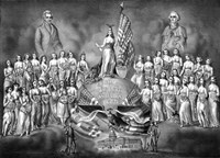 God, Liberty and Constitutional Rights Fine Art Print