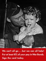 We Can't All Go, But We Can All Help Fine Art Print