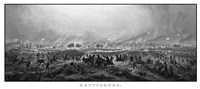 Battle of Gettysburg (digitally restored) Fine Art Print