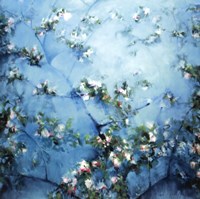 Apple Blossoms by Robert Striffolino - 28" x 28"
