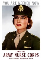 Female Officer of the US Army Medical Corps Fine Art Print