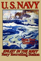 U.S. Navy - Help Your Country! Fine Art Print