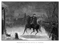 George Washington at The Battle of Trenton Fine Art Print