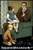 Daddy, What Did You Do? Fine Art Print