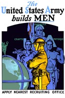 United States Army Builds Men Fine Art Print