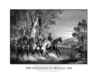 Meeting of Generals Robert E Lee and Ulysses S Grant Fine Art Print