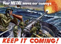 Keep It Coming - Metal Saves Convoys Fine Art Print
