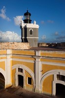 Puerto Rico, Old San Juan, El Morro lighthouse Fine Art Print