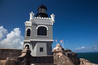 Puerto Rico, San Juan, El Morro Fortress, lighthouse by Walter Bibikow - various sizes