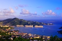 Caribbean, St Thomas, USVI, Charlotte Amalie Fine Art Print