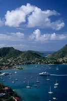 French West Indies, Isle des Saintes, Bourg harbor Fine Art Print