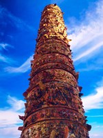 View of El Totem in Plaza del Totem, San Juan, Puerto Rico, Fine Art Print