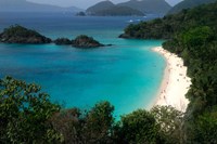 Trunk Bay Beach, St Johns, US Virgin Islands Fine Art Print
