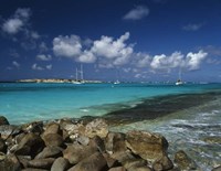Orient Bay, St Martin, Caribbean Fine Art Print