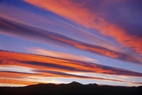 Canada, Alberta, Burmis sunset over the Canadian Rocky Mountains Fine Art Print