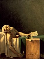 The Death of Marat, 1793 Fine Art Print