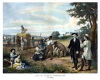 George Washington On His Farm Fine Art Print