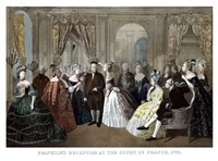 Benjamin Franklin's Reception by the French Court Fine Art Print