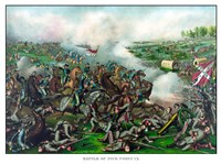 Battle of Five Forks Fine Art Print