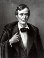 President Abraham Lincoln Wearing Overcoat Fine Art Print