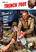 Prevent Trench Foot Fine Art Print
