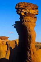 Sandstone rock, Dinosaur Provincial Park, Alberta Fine Art Print