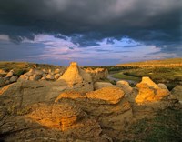 Milk River, Writing on Stone Provincial Partk, Alberta Fine Art Print