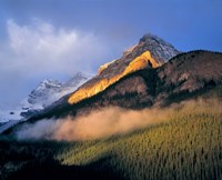Alberta, Banff NP, Sunrise of the Canadian Rockies Fine Art Print