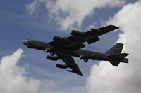 A B-52 Stratofortress heavy bomber of the US Air Force Fine Art Print