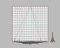 Lunar liquid mirror telescope scale reference Fine Art Print