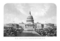 United States Capitol Building Fine Art Print