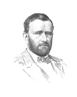 General Ulysses S Grant (vitage Civil War portrait) Fine Art Print