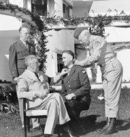 President Franklin Roosevelt Presenting the Medal of Honor Fine Art Print